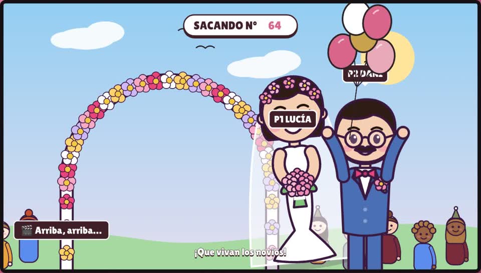Animación con globos